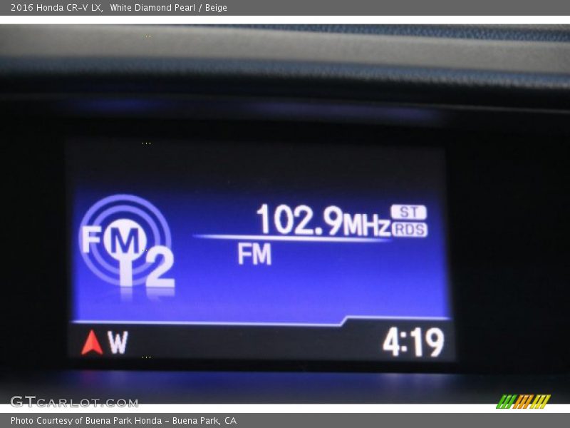 White Diamond Pearl / Beige 2016 Honda CR-V LX