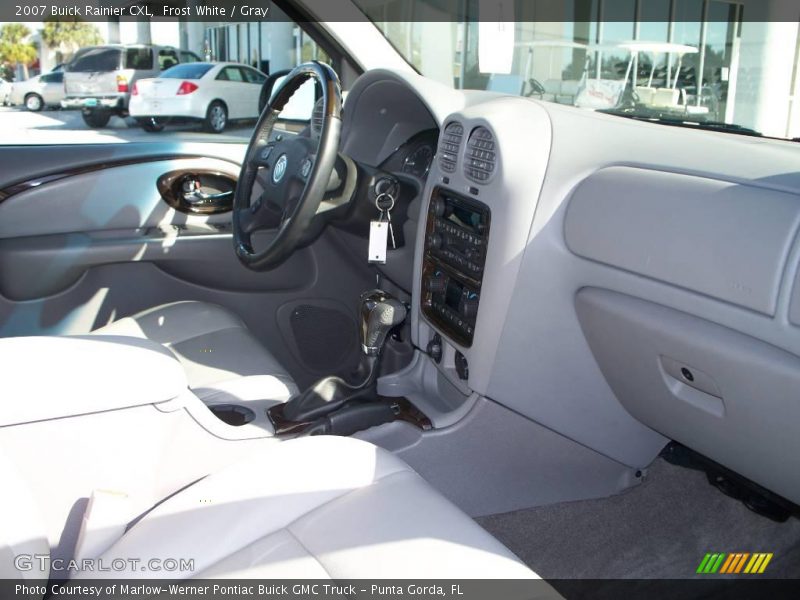 Frost White / Gray 2007 Buick Rainier CXL