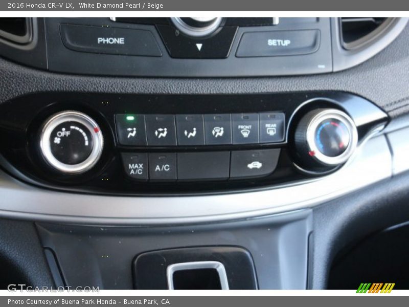 White Diamond Pearl / Beige 2016 Honda CR-V LX