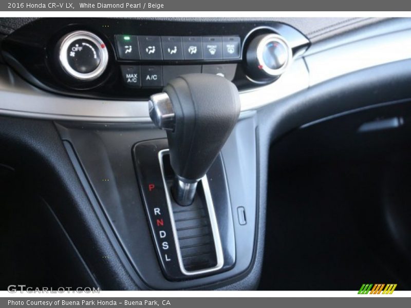 White Diamond Pearl / Beige 2016 Honda CR-V LX