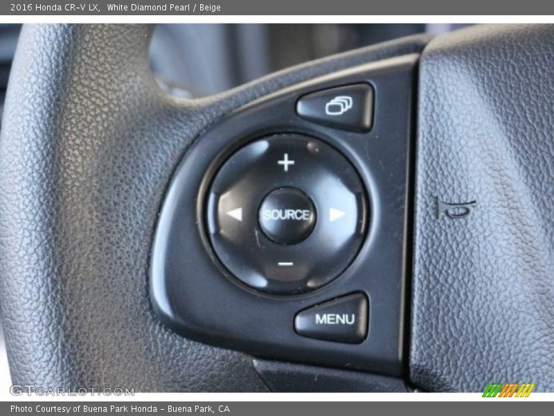 White Diamond Pearl / Beige 2016 Honda CR-V LX