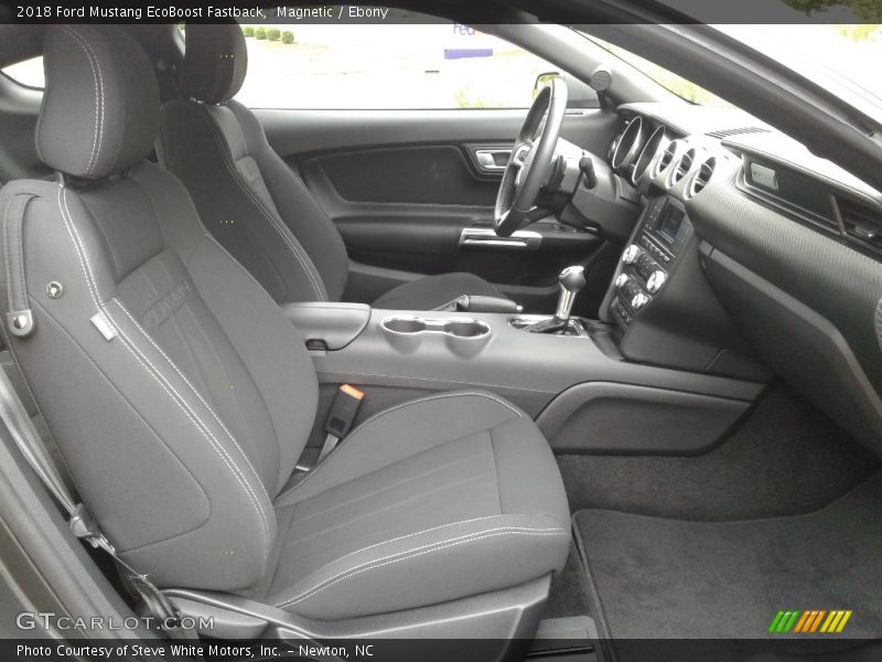 Magnetic / Ebony 2018 Ford Mustang EcoBoost Fastback