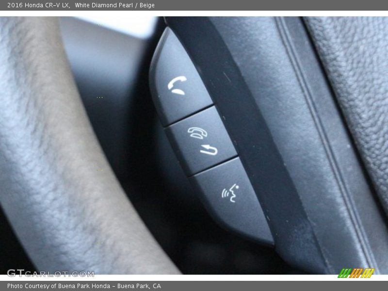 White Diamond Pearl / Beige 2016 Honda CR-V LX