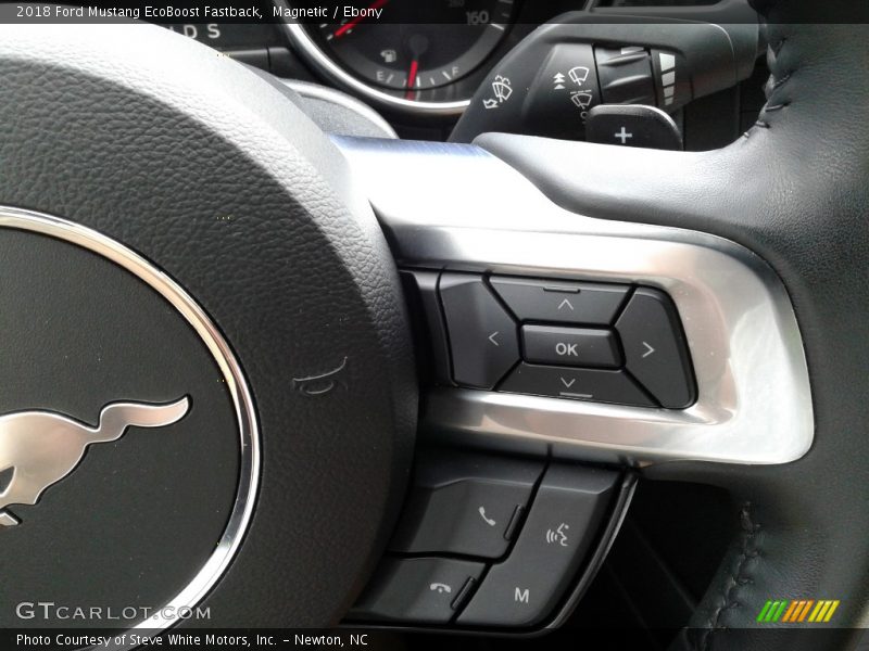 Magnetic / Ebony 2018 Ford Mustang EcoBoost Fastback