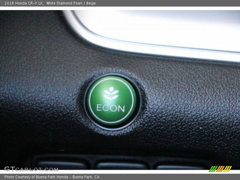 White Diamond Pearl / Beige 2016 Honda CR-V LX