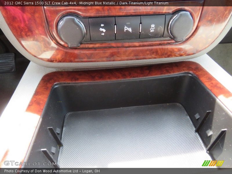Midnight Blue Metallic / Dark Titanium/Light Titanium 2012 GMC Sierra 1500 SLT Crew Cab 4x4