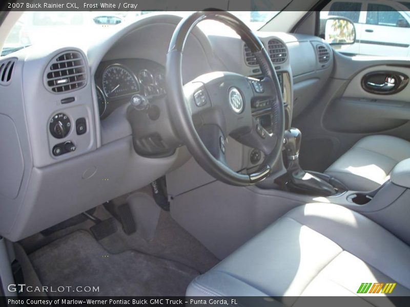 Frost White / Gray 2007 Buick Rainier CXL