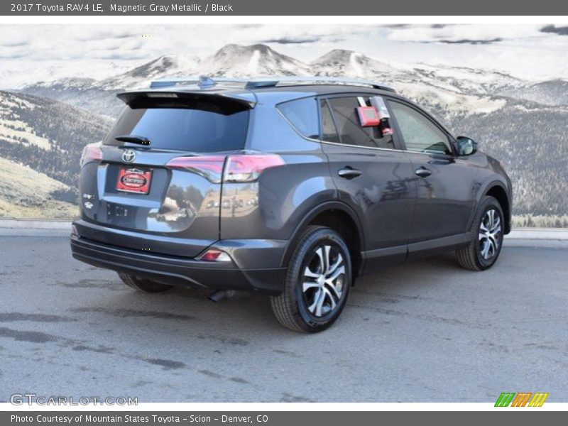 Magnetic Gray Metallic / Black 2017 Toyota RAV4 LE