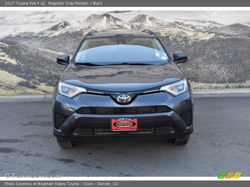 Magnetic Gray Metallic / Black 2017 Toyota RAV4 LE