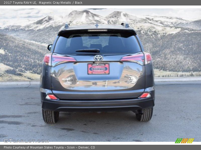 Magnetic Gray Metallic / Black 2017 Toyota RAV4 LE