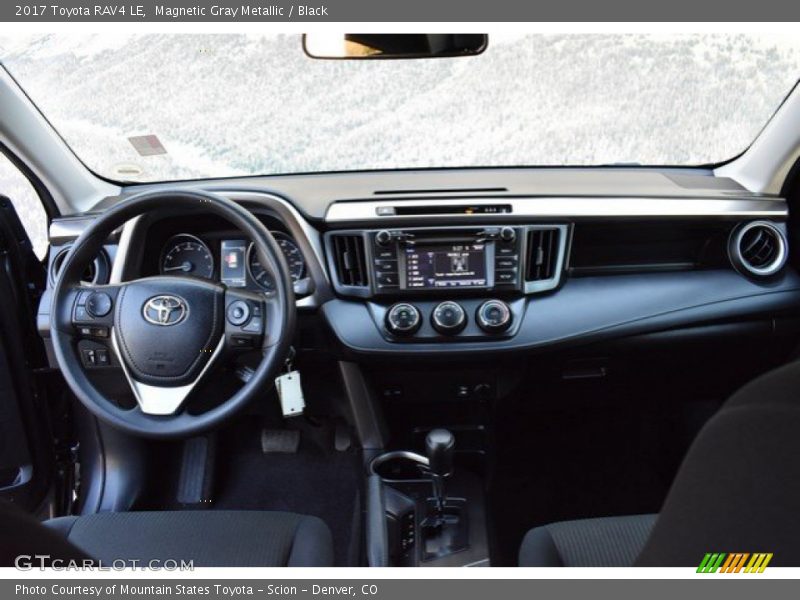 Magnetic Gray Metallic / Black 2017 Toyota RAV4 LE