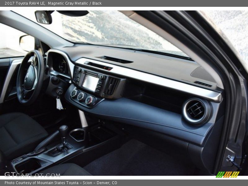 Magnetic Gray Metallic / Black 2017 Toyota RAV4 LE