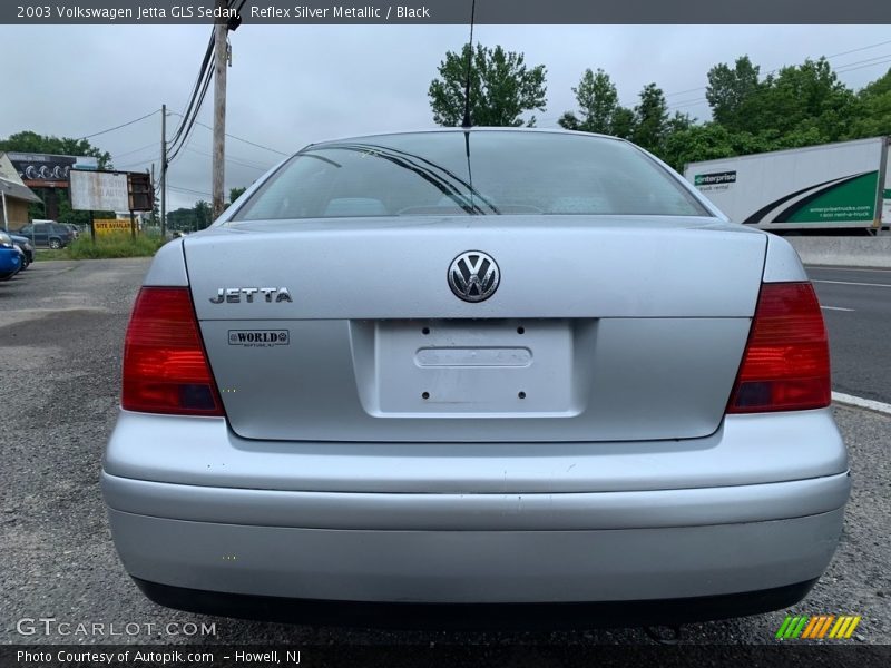 Reflex Silver Metallic / Black 2003 Volkswagen Jetta GLS Sedan