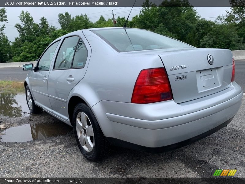 Reflex Silver Metallic / Black 2003 Volkswagen Jetta GLS Sedan