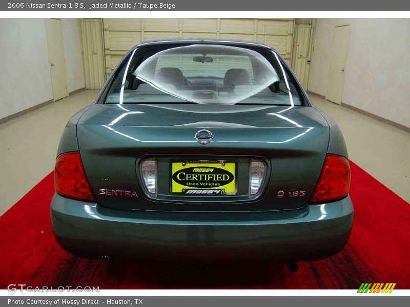 Jaded Metallic / Taupe Beige 2006 Nissan Sentra 1.8 S