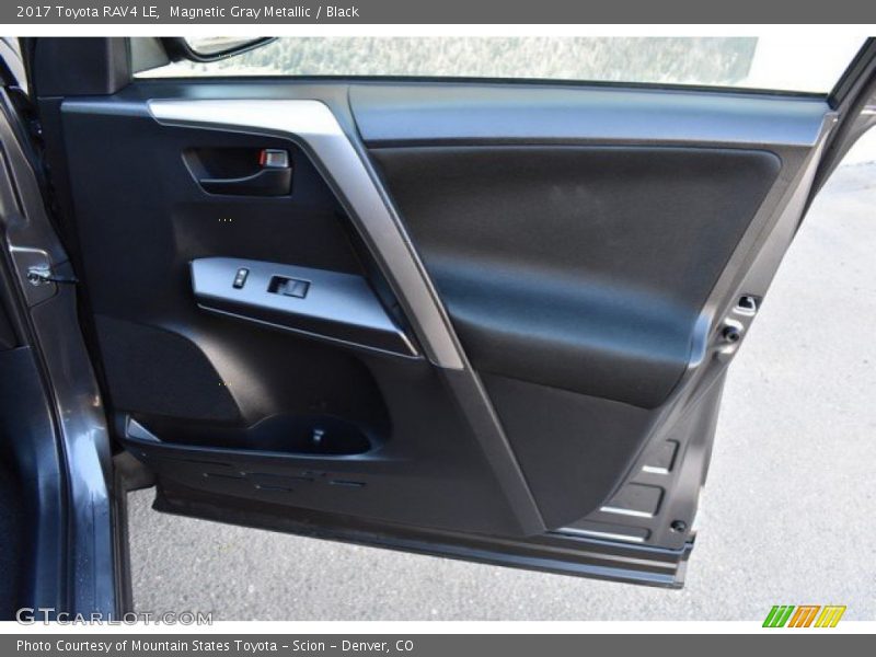 Magnetic Gray Metallic / Black 2017 Toyota RAV4 LE