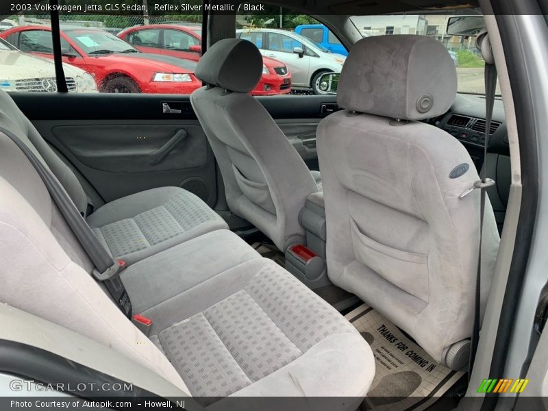 Reflex Silver Metallic / Black 2003 Volkswagen Jetta GLS Sedan