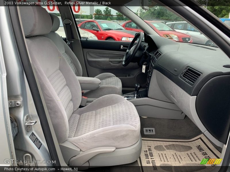 Reflex Silver Metallic / Black 2003 Volkswagen Jetta GLS Sedan