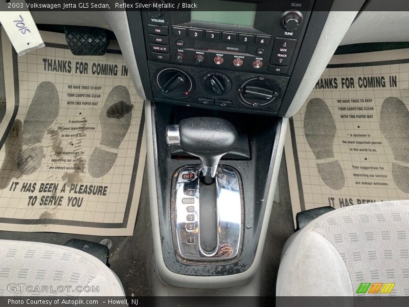 Reflex Silver Metallic / Black 2003 Volkswagen Jetta GLS Sedan