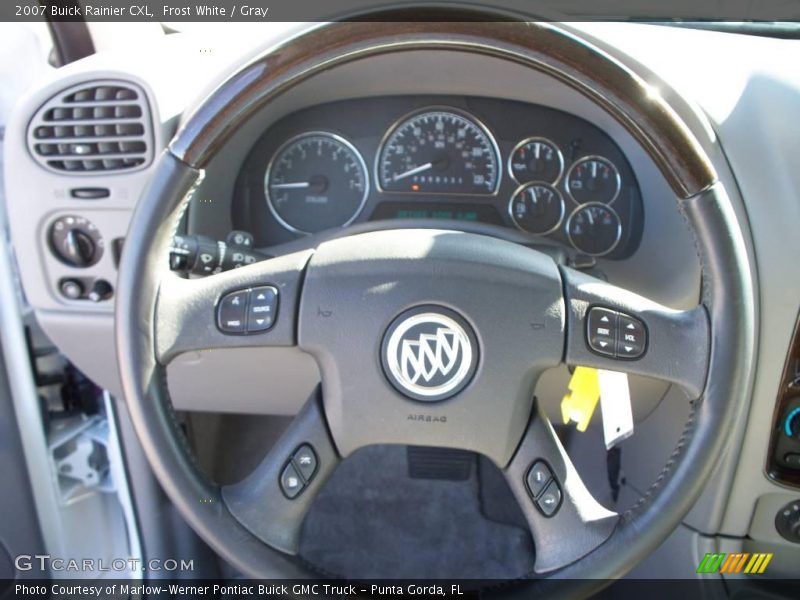 Frost White / Gray 2007 Buick Rainier CXL