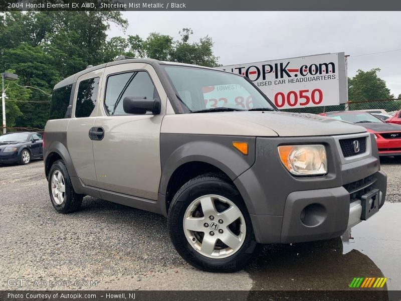 Shoreline Mist Metallic / Black 2004 Honda Element EX AWD