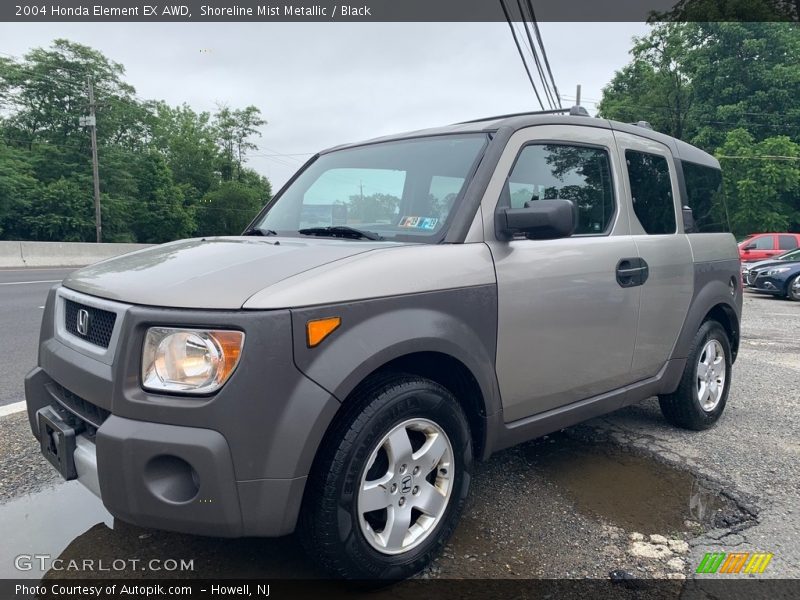 Shoreline Mist Metallic / Black 2004 Honda Element EX AWD