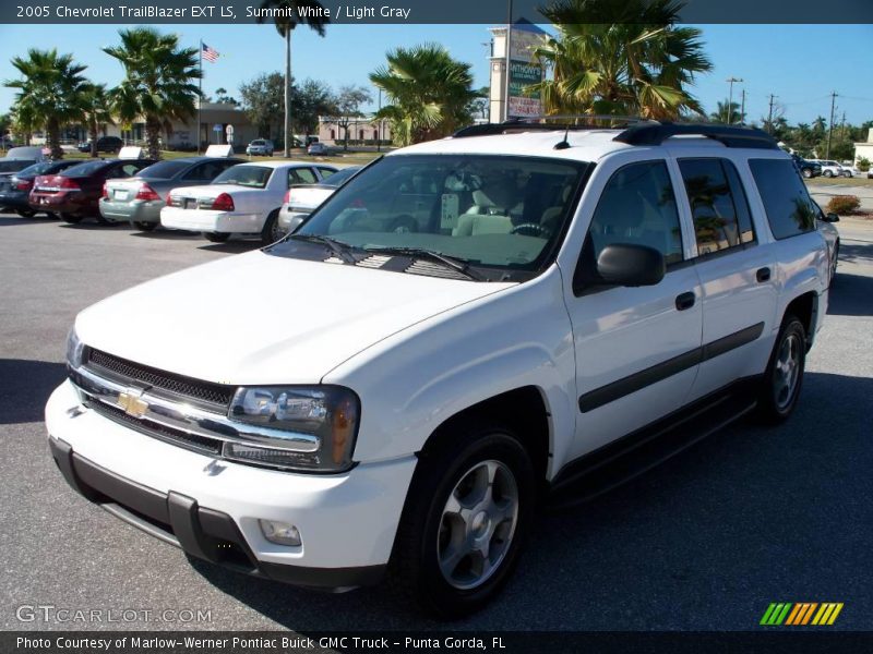 Summit White / Light Gray 2005 Chevrolet TrailBlazer EXT LS