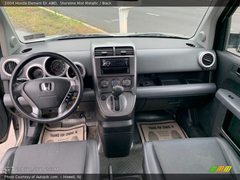 Shoreline Mist Metallic / Black 2004 Honda Element EX AWD