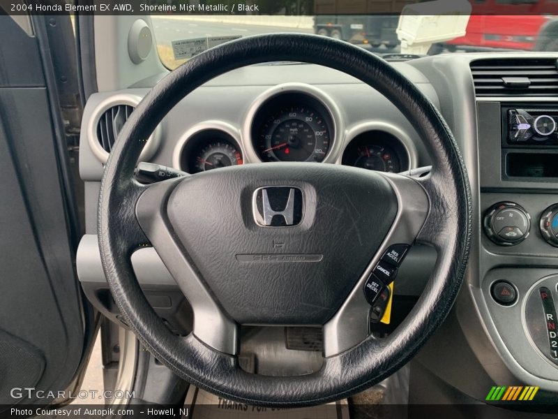 Shoreline Mist Metallic / Black 2004 Honda Element EX AWD