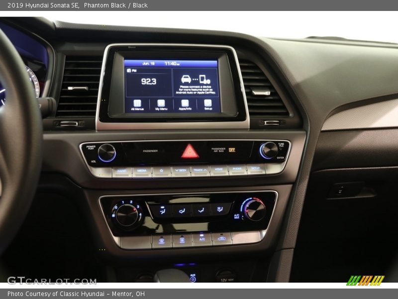 Phantom Black / Black 2019 Hyundai Sonata SE