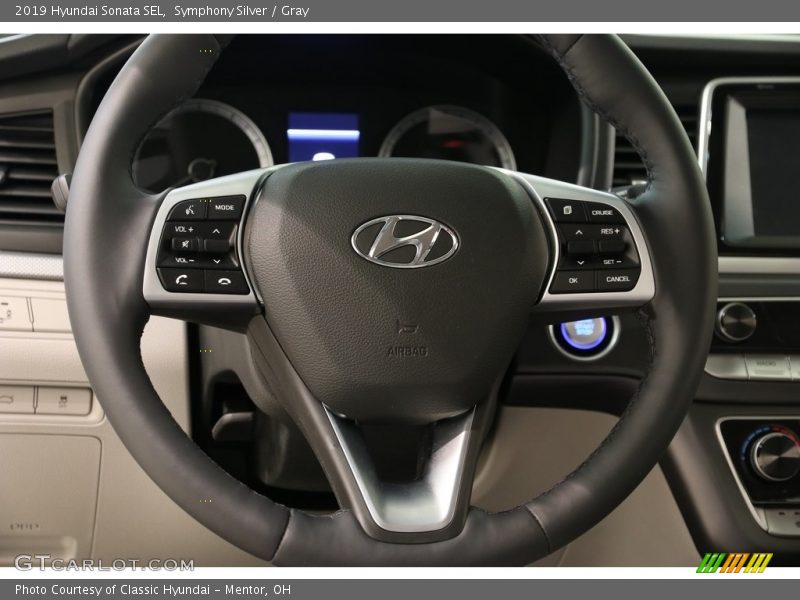 Symphony Silver / Gray 2019 Hyundai Sonata SEL