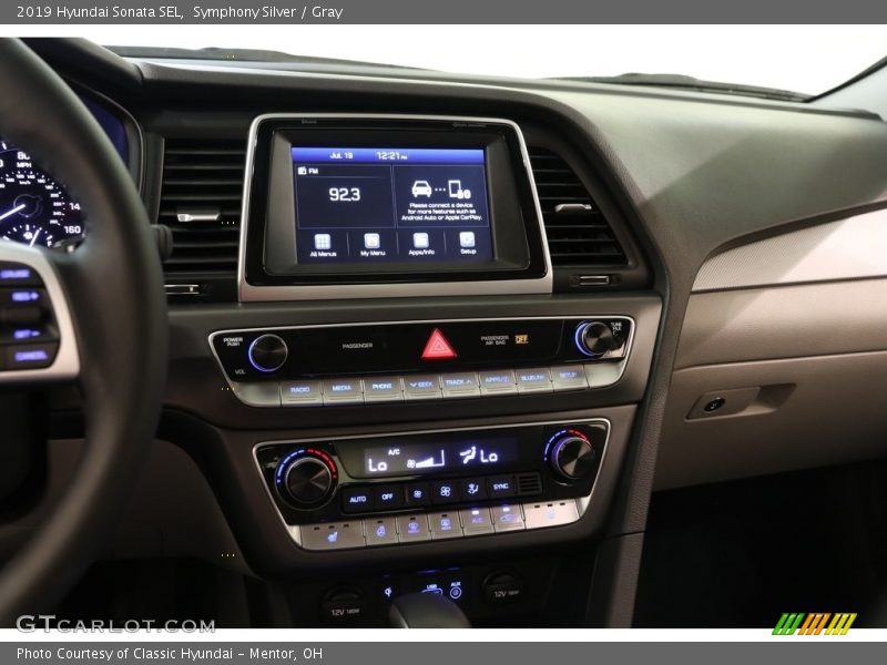 Symphony Silver / Gray 2019 Hyundai Sonata SEL