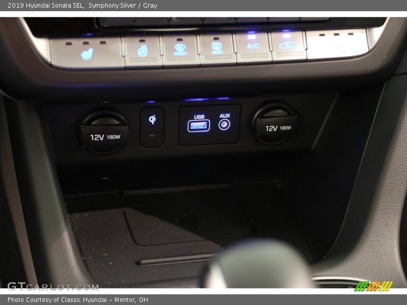 Symphony Silver / Gray 2019 Hyundai Sonata SEL