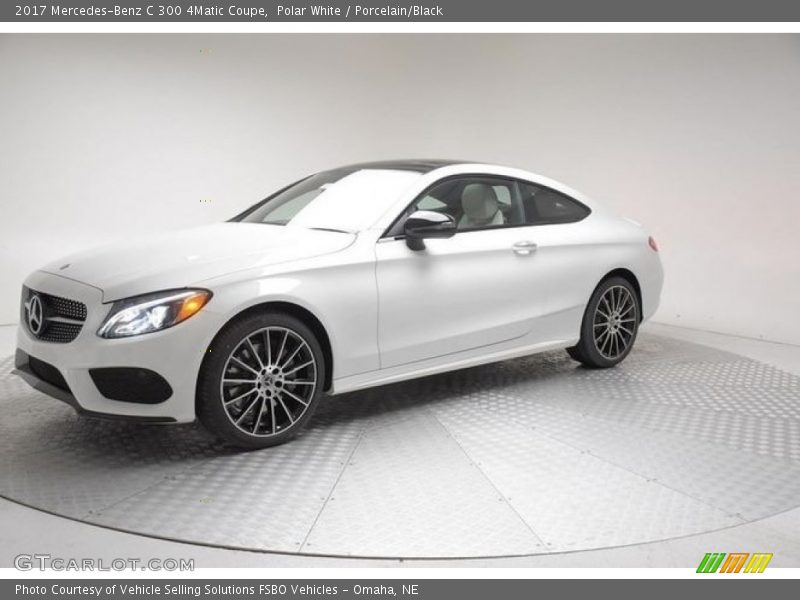 Polar White / Porcelain/Black 2017 Mercedes-Benz C 300 4Matic Coupe