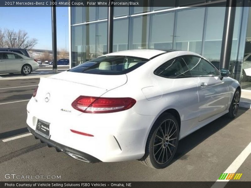 Polar White / Porcelain/Black 2017 Mercedes-Benz C 300 4Matic Coupe