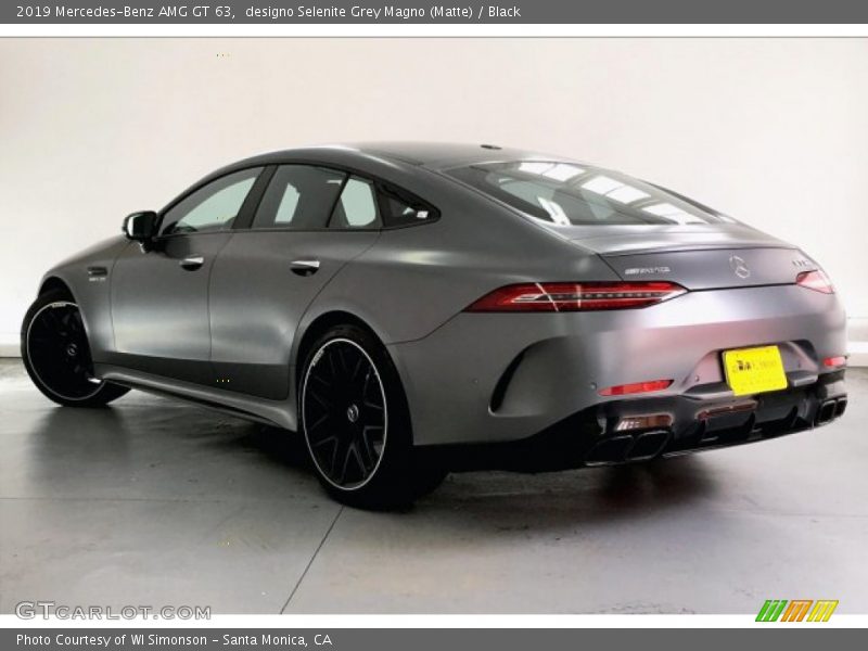 designo Selenite Grey Magno (Matte) / Black 2019 Mercedes-Benz AMG GT 63