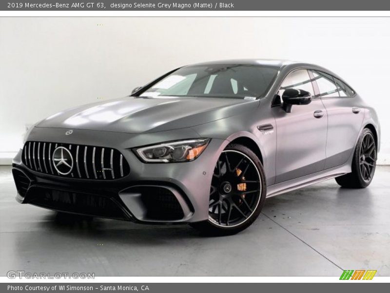 designo Selenite Grey Magno (Matte) / Black 2019 Mercedes-Benz AMG GT 63