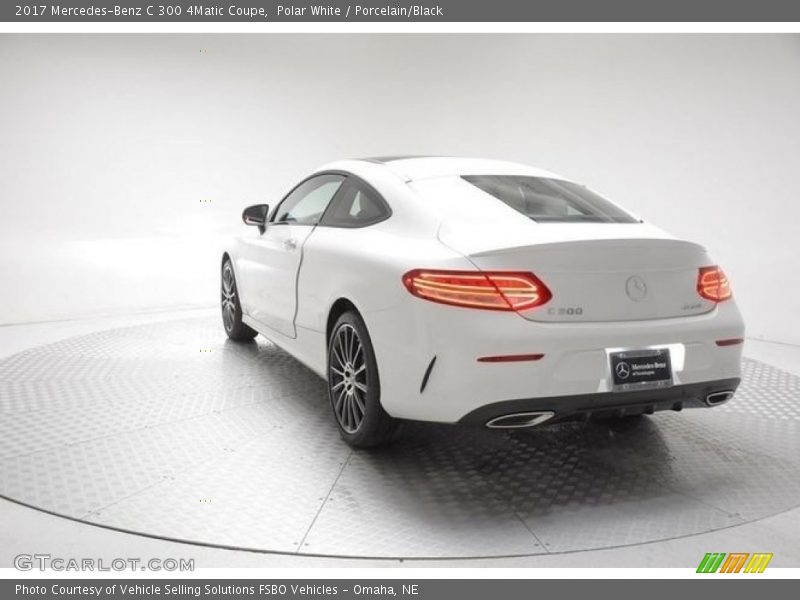 Polar White / Porcelain/Black 2017 Mercedes-Benz C 300 4Matic Coupe