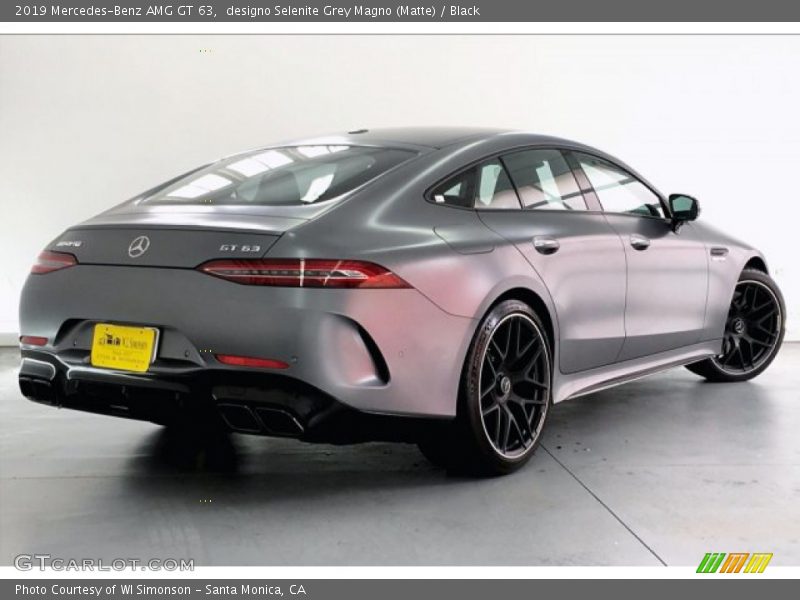 designo Selenite Grey Magno (Matte) / Black 2019 Mercedes-Benz AMG GT 63