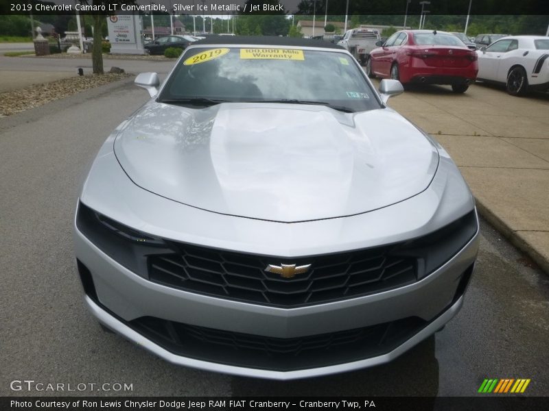 Silver Ice Metallic / Jet Black 2019 Chevrolet Camaro LT Convertible