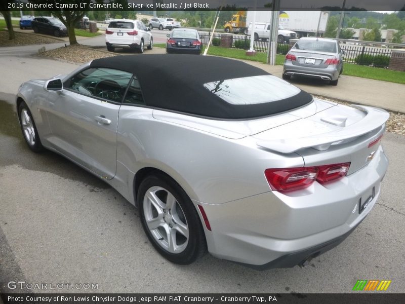 Silver Ice Metallic / Jet Black 2019 Chevrolet Camaro LT Convertible