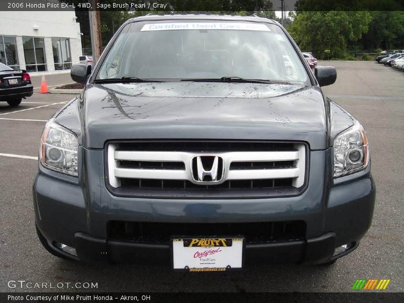 Sage Brush Pearl / Gray 2006 Honda Pilot EX-L 4WD