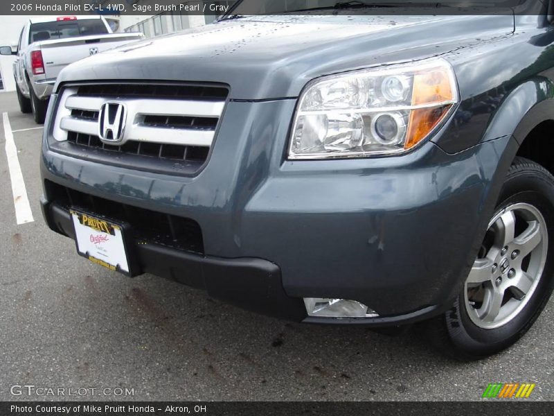 Sage Brush Pearl / Gray 2006 Honda Pilot EX-L 4WD