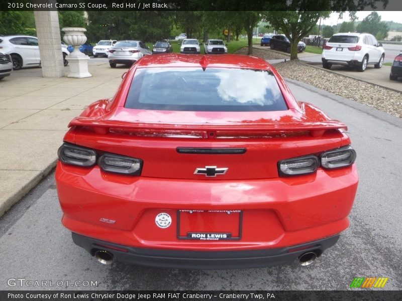 Red Hot / Jet Black 2019 Chevrolet Camaro SS Coupe
