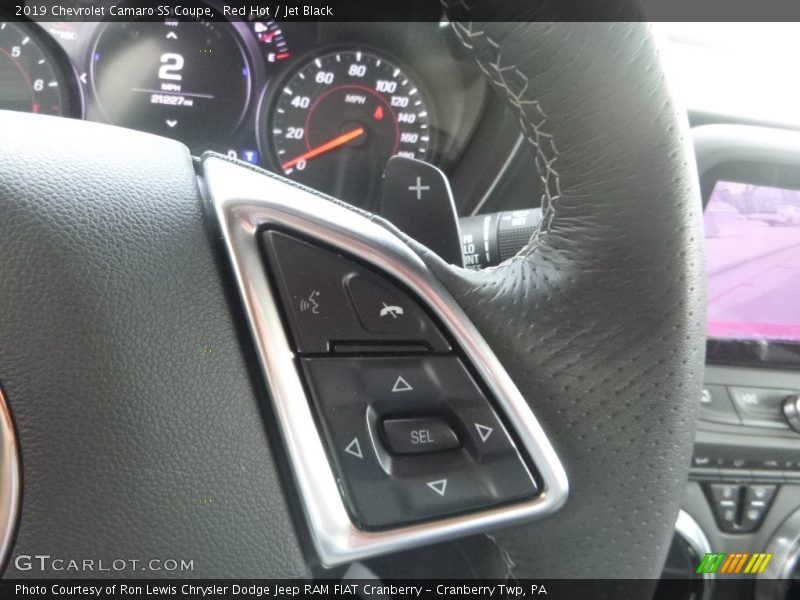 Red Hot / Jet Black 2019 Chevrolet Camaro SS Coupe