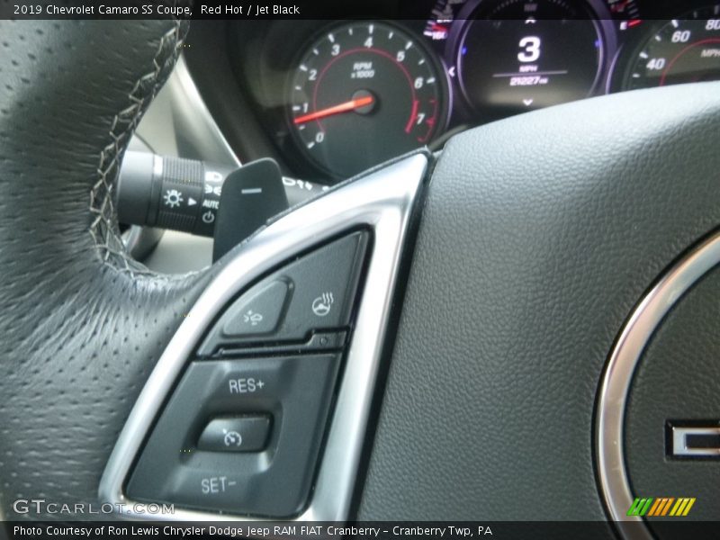 Red Hot / Jet Black 2019 Chevrolet Camaro SS Coupe