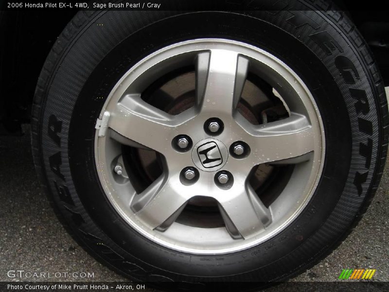 Sage Brush Pearl / Gray 2006 Honda Pilot EX-L 4WD