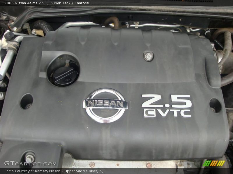 Super Black / Charcoal 2006 Nissan Altima 2.5 S