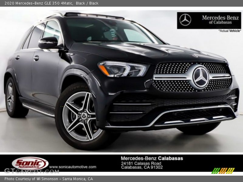 Black / Black 2020 Mercedes-Benz GLE 350 4Matic