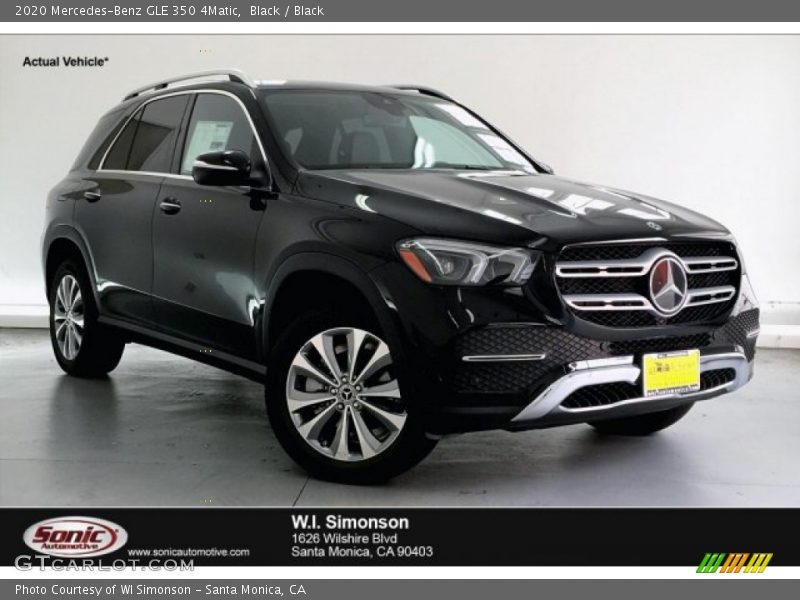 Black / Black 2020 Mercedes-Benz GLE 350 4Matic